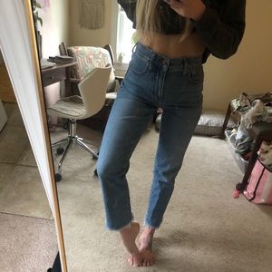 Madewell Perfect Vintage Raw Hem Crop